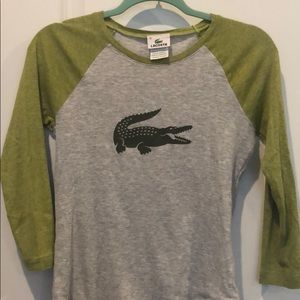 Lacoste baseball style T-shirt size 38